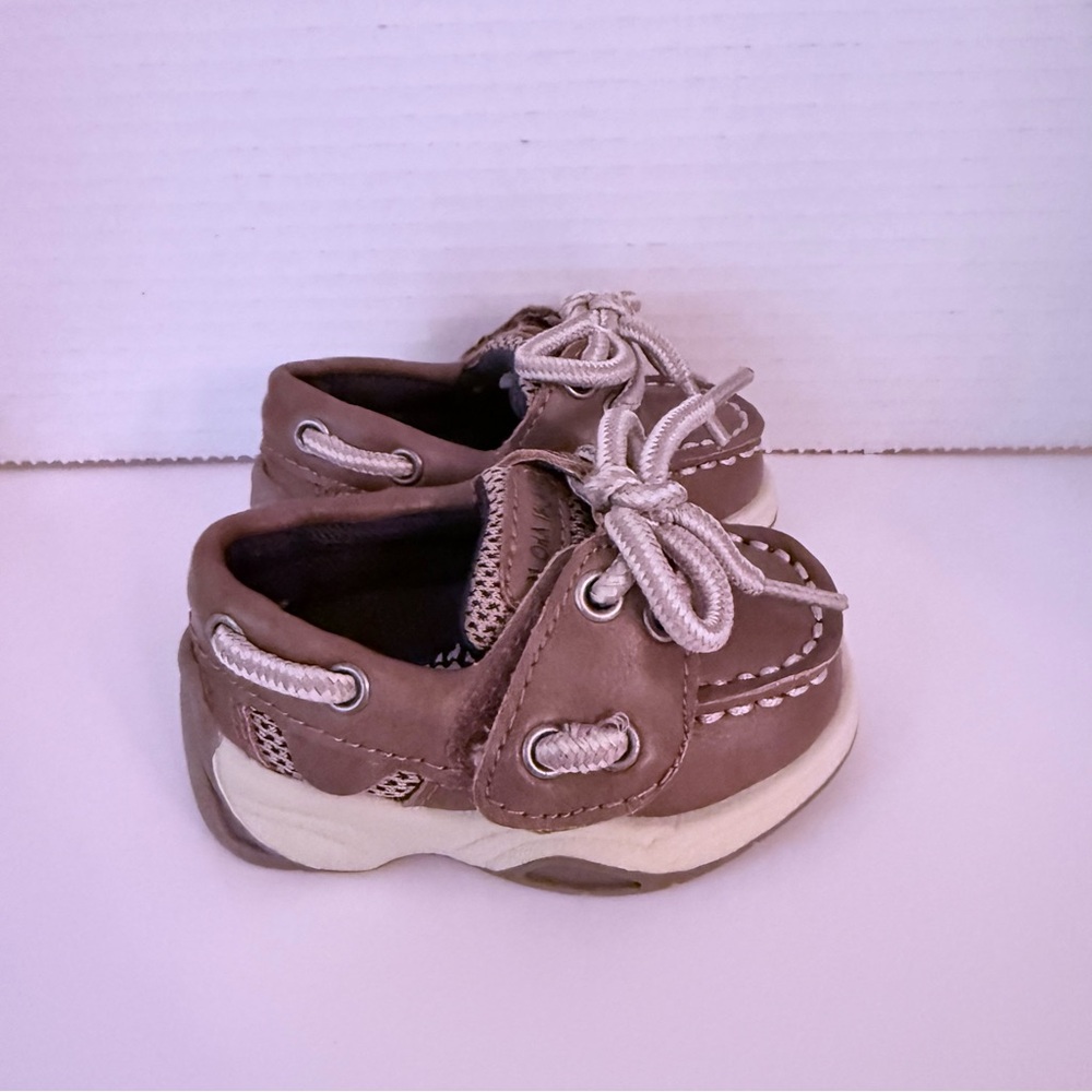 Kids Brown Boat Shoes